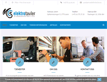 Tablet Screenshot of mcselektrotavler.no